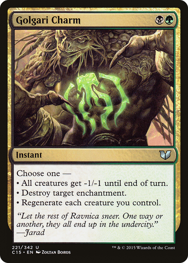 Golgari Charm (c15)