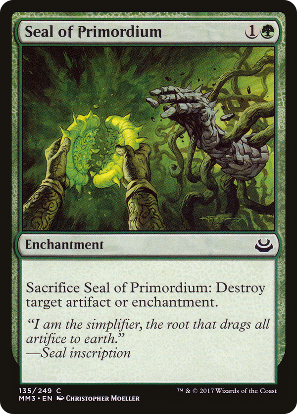 Seal of Primordium (mm3)
