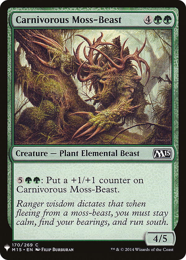 Carnivorous Moss-Beast (plst)