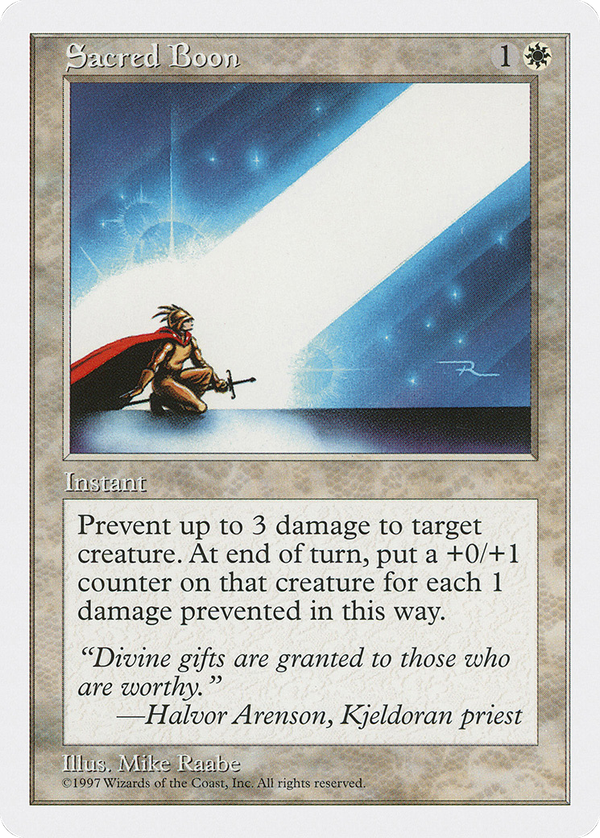 Sacred Boon (5ed)