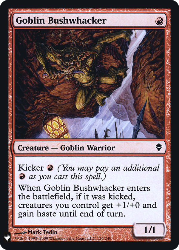 Goblin Bushwhacker (plst)