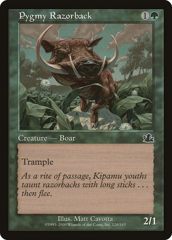 Pygmy Razorback (pcy)