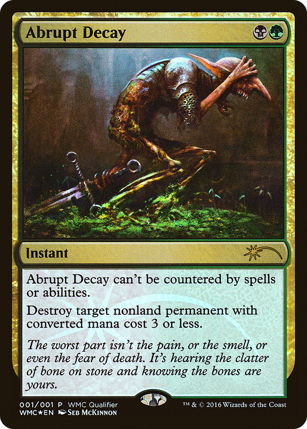 Abrupt Decay (wmc)