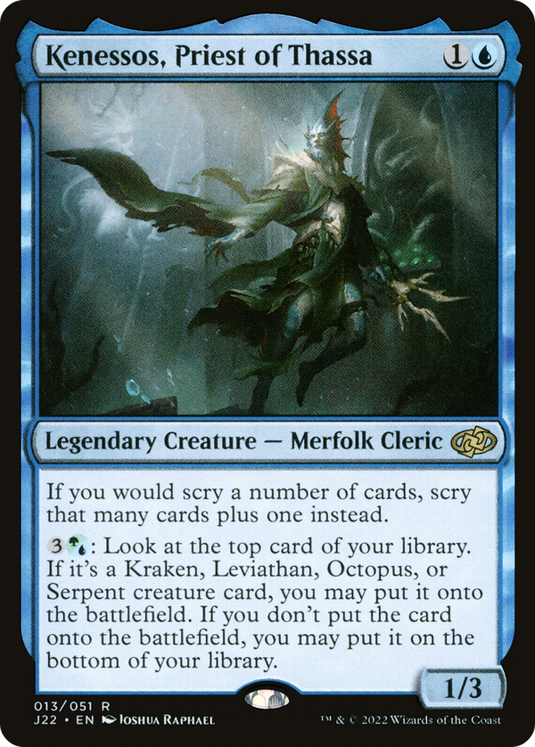 Kenessos, Priest of Thassa (j22)