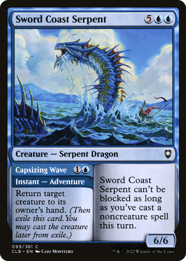 Sword Coast Serpent // Capsizing Wave (clb)