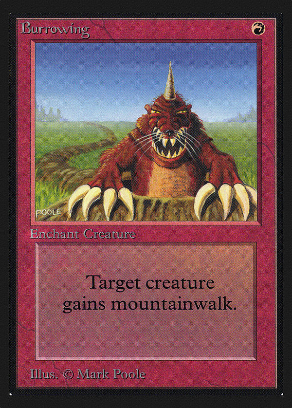 Burrowing (cei)