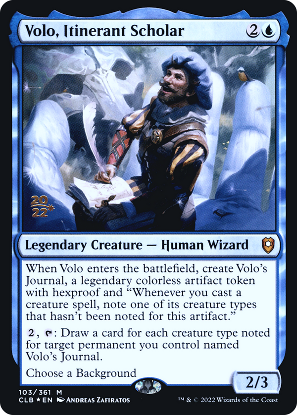 Volo, Itinerant Scholar (pclb)