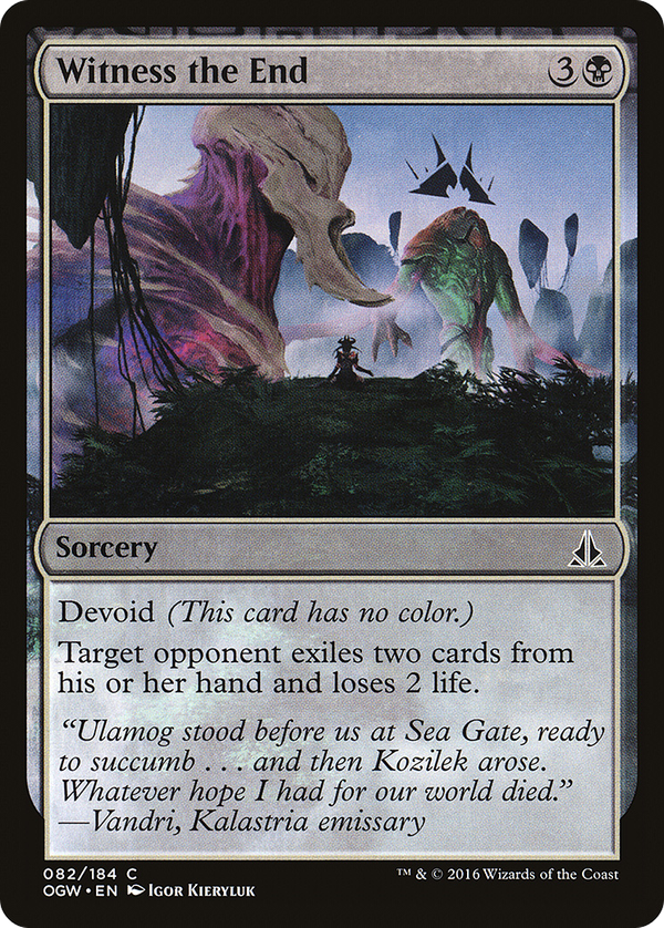 Witness the End (ogw)