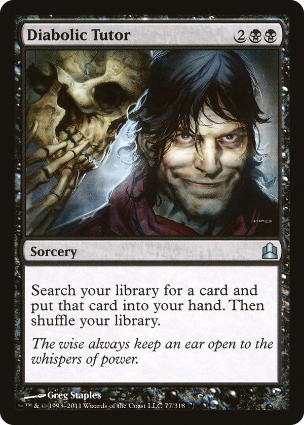 Diabolic Tutor (cmd)