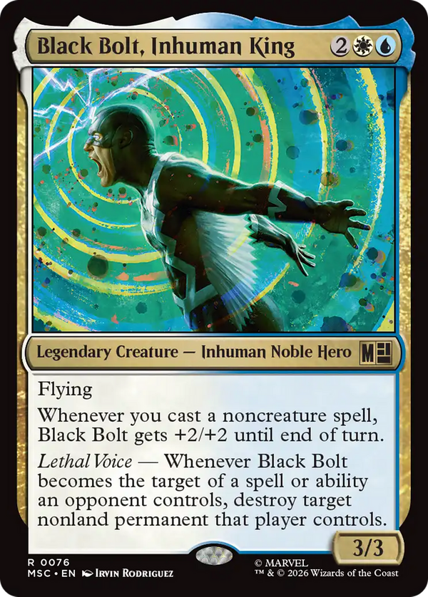 Black Bolt, Inhuman King (msc)