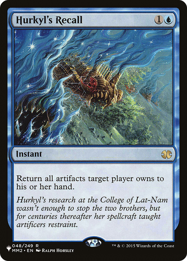 Hurkyl's Recall (plst)