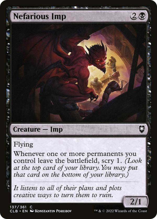 Nefarious Imp (clb)