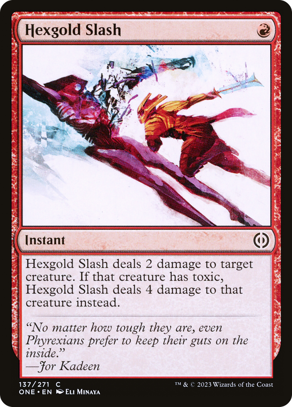 Hexgold Slash (one)