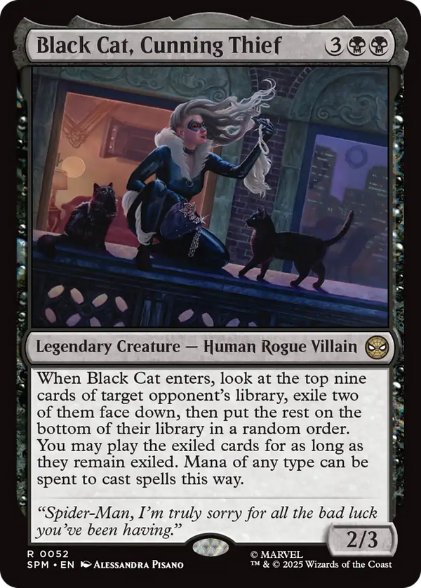 Black Cat, Cunning Thief (spm)