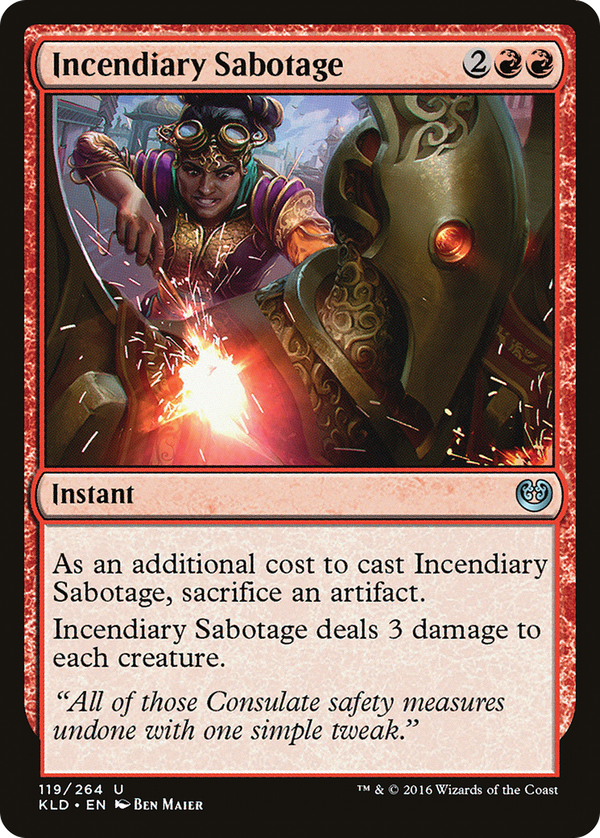 Incendiary Sabotage (kld)