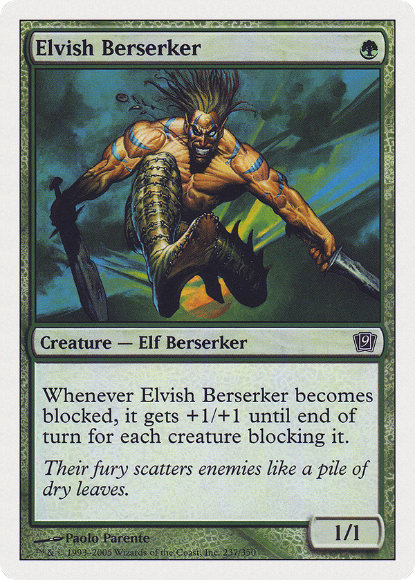 Elvish Berserker (9ed)
