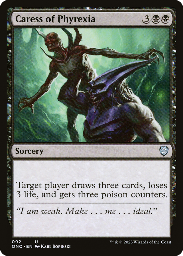 Caress of Phyrexia (onc)