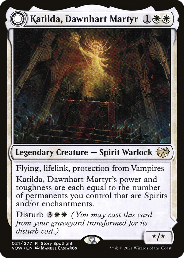 Katilda, Dawnhart Martyr // Katilda's Rising Dawn (vow)