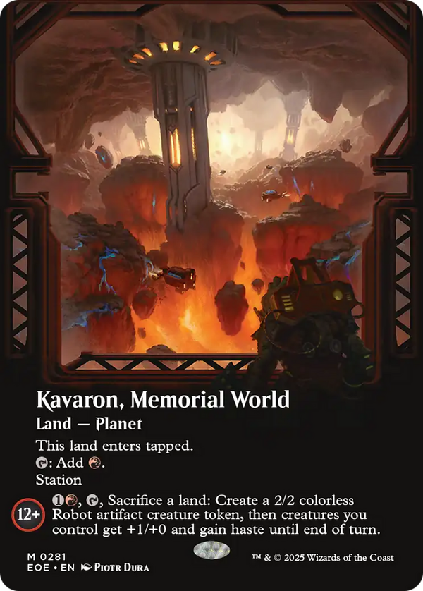 Kavaron, Memorial World (eoe)