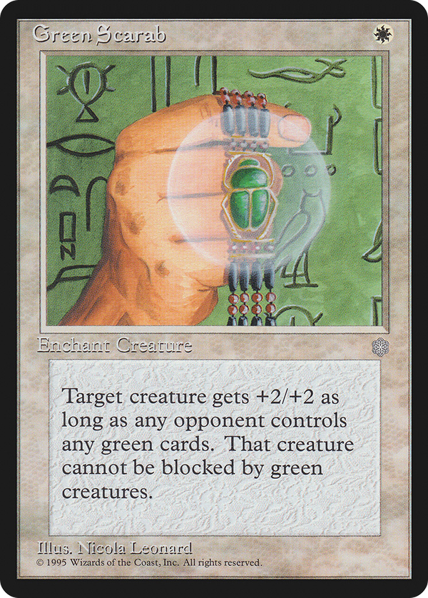 Green Scarab (ice)