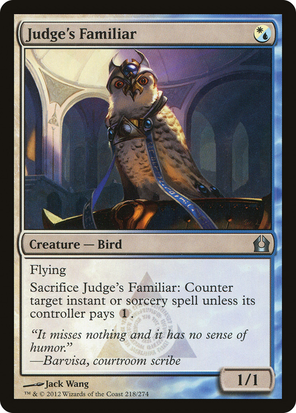 Judge's Familiar (rtr)