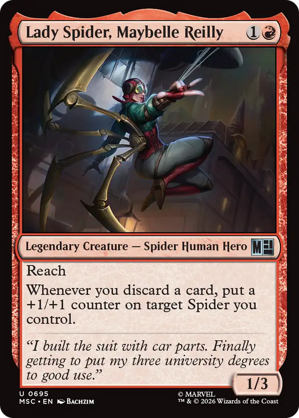 Lady Spider, Maybelle Reilly (msc)
