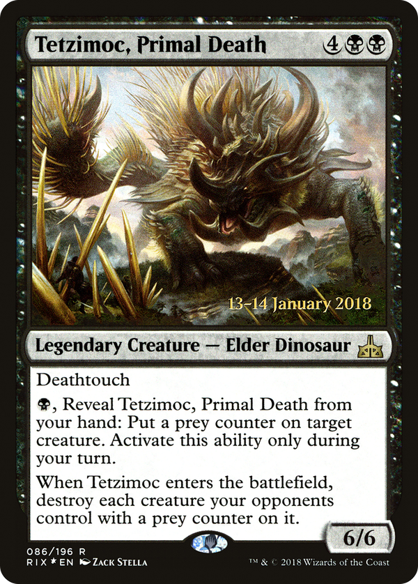 Tetzimoc, Primal Death (prix)