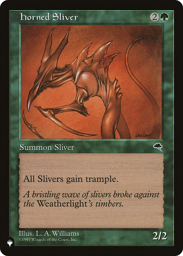 Horned Sliver (plst)