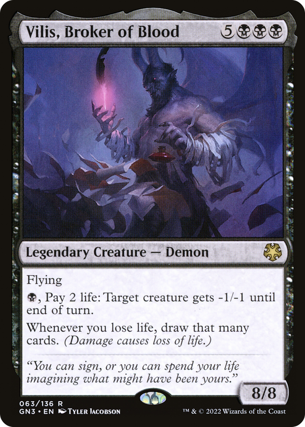 Vilis, Broker of Blood (gn3)