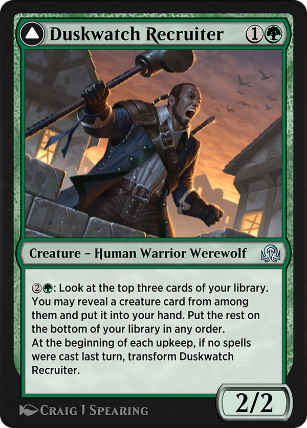 Duskwatch Recruiter // Krallenhorde Howler (sir)