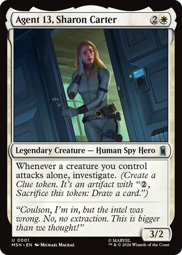 Agent 13, Sharon Carter (msh)