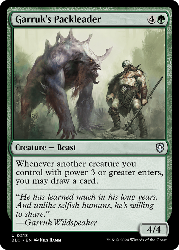 Garruk's Packleader (blc)