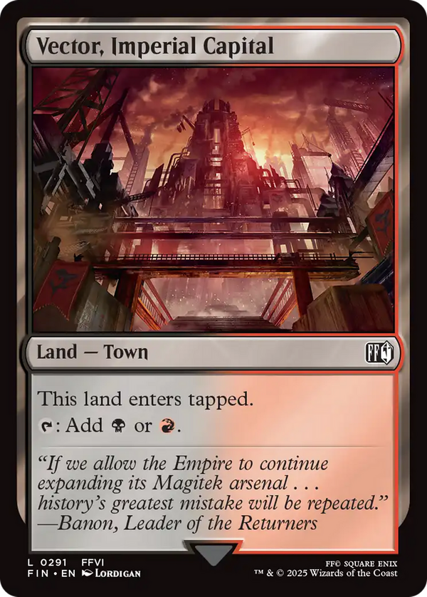 Vector, Imperial Capital (fin)