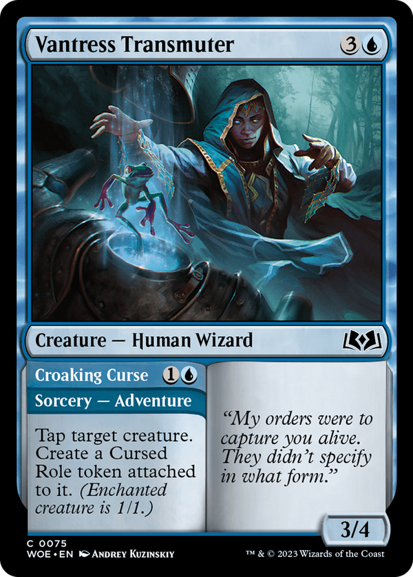 Vantress Transmuter // Croaking Curse (woe)