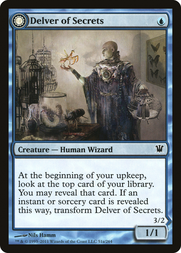 Delver of Secrets // Insectile Aberration (isd)