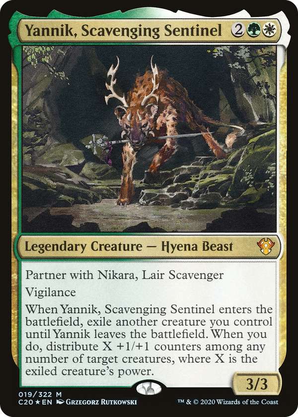 Yannik, Scavenging Sentinel (c20)