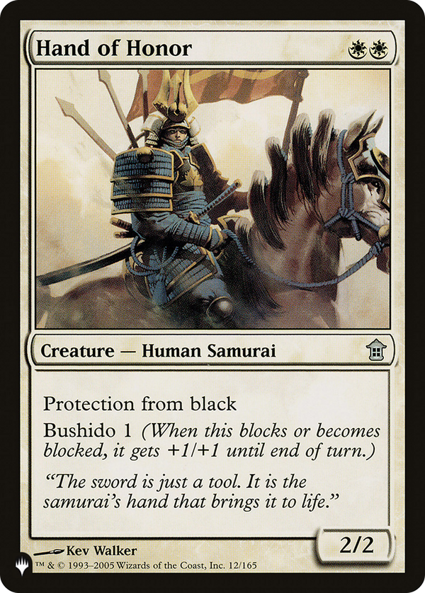 Hand of Honor (plst)