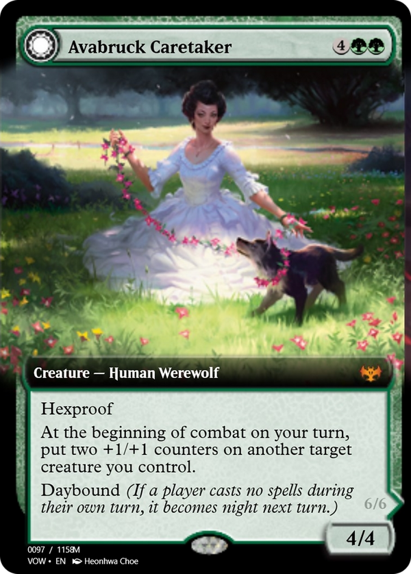 Avabruck Caretaker // Hollowhenge Huntmaster (prm)