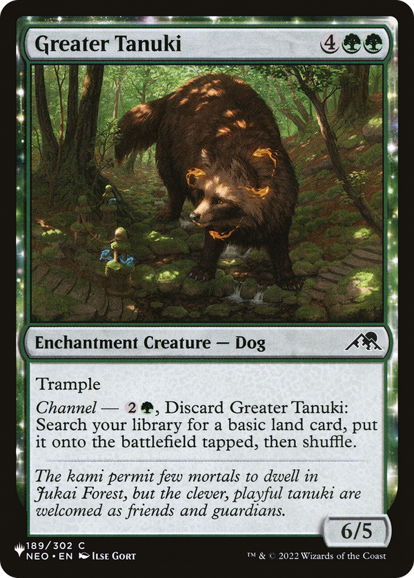 Greater Tanuki (plst)