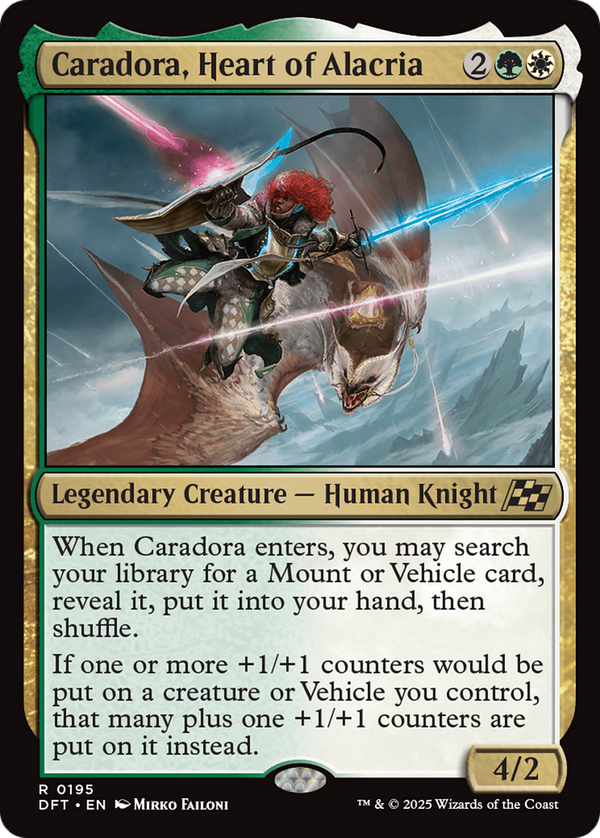Caradora, Heart of Alacria (dft)