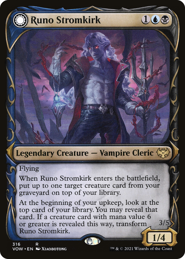 Runo Stromkirk // Krothuss, Lord of the Deep (vow)