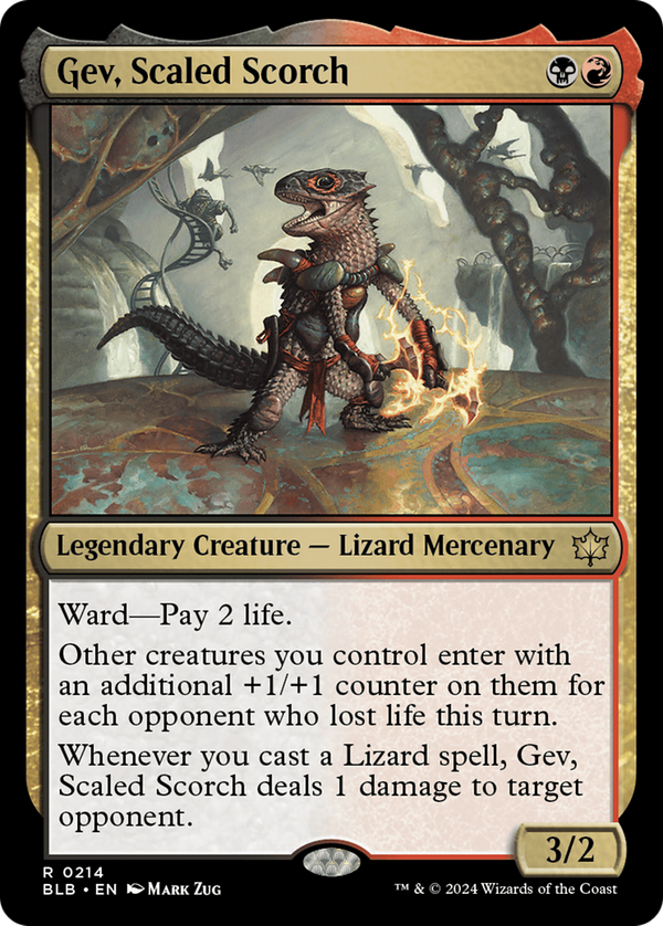 Gev, Scaled Scorch (blb)