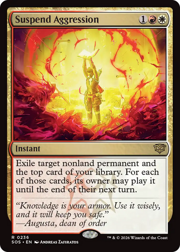 Suspend Aggression (sos)
