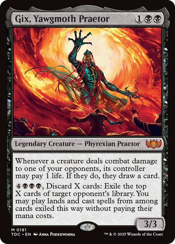 Gix, Yawgmoth Praetor (tdc)