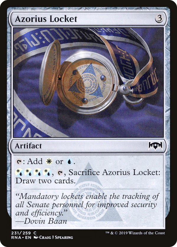 Azorius Locket (rna)