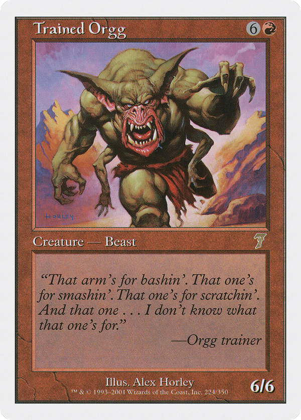 Trained Orgg (7ed)