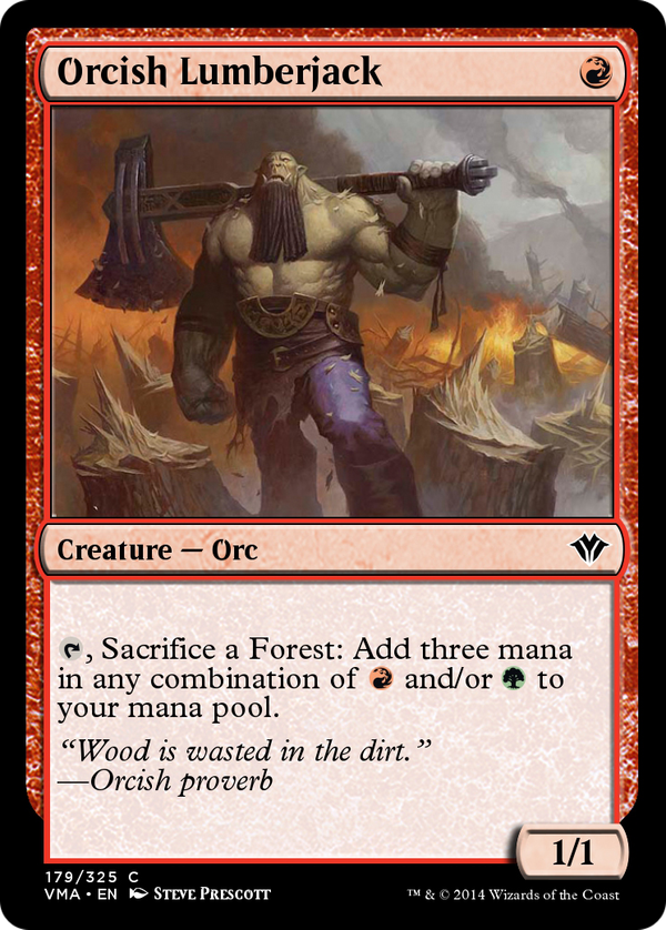 Orcish Lumberjack (vma)