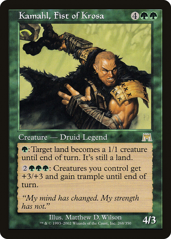 Kamahl, Fist of Krosa (ons)
