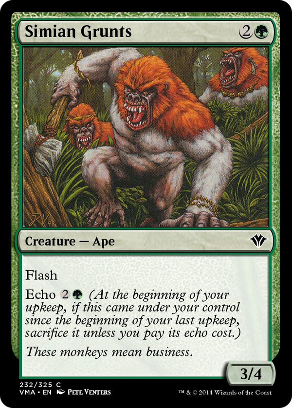 Simian Grunts (vma)