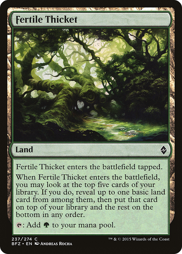 Fertile Thicket (bfz)